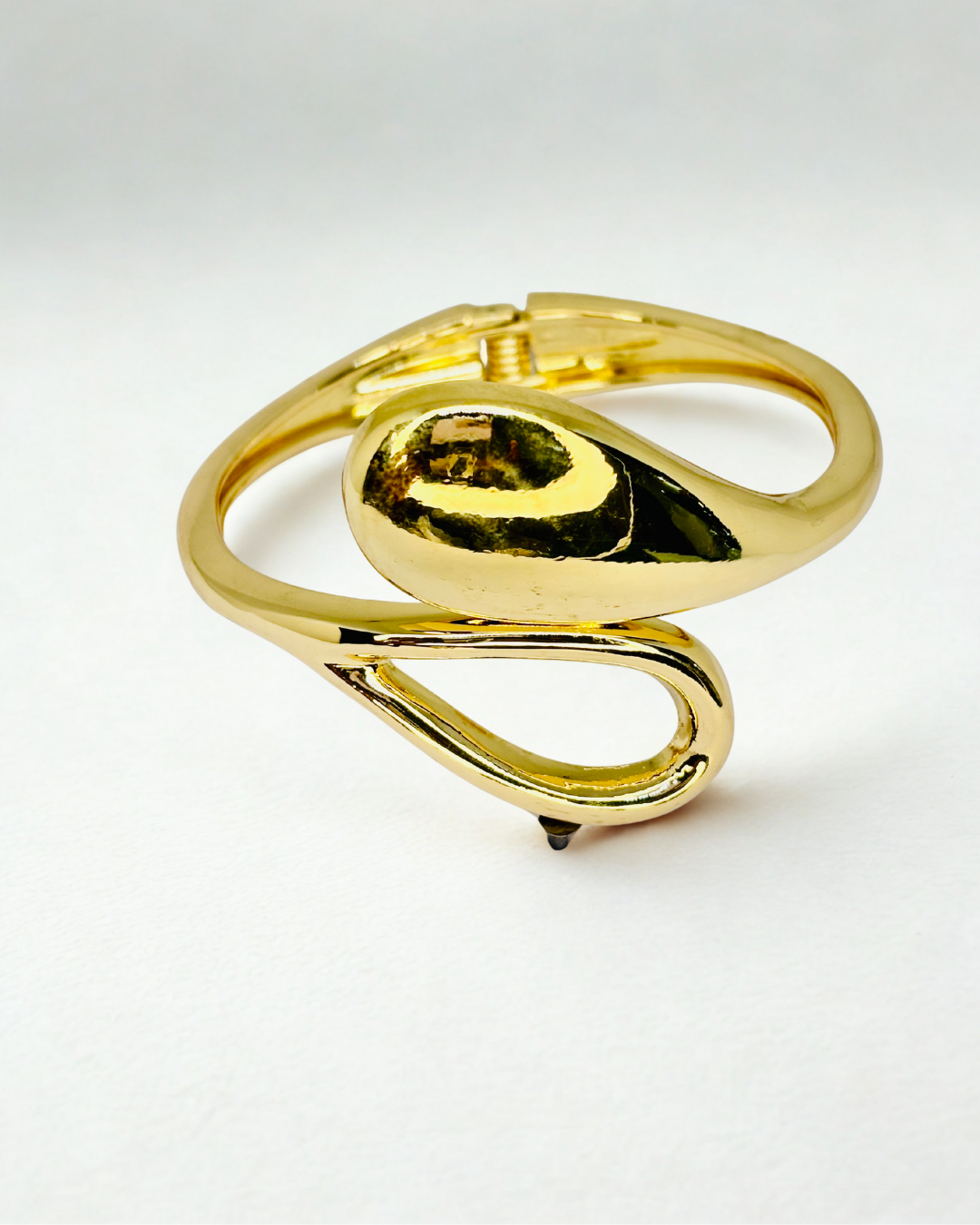 Golden Fluid Wave Korean Bracelet