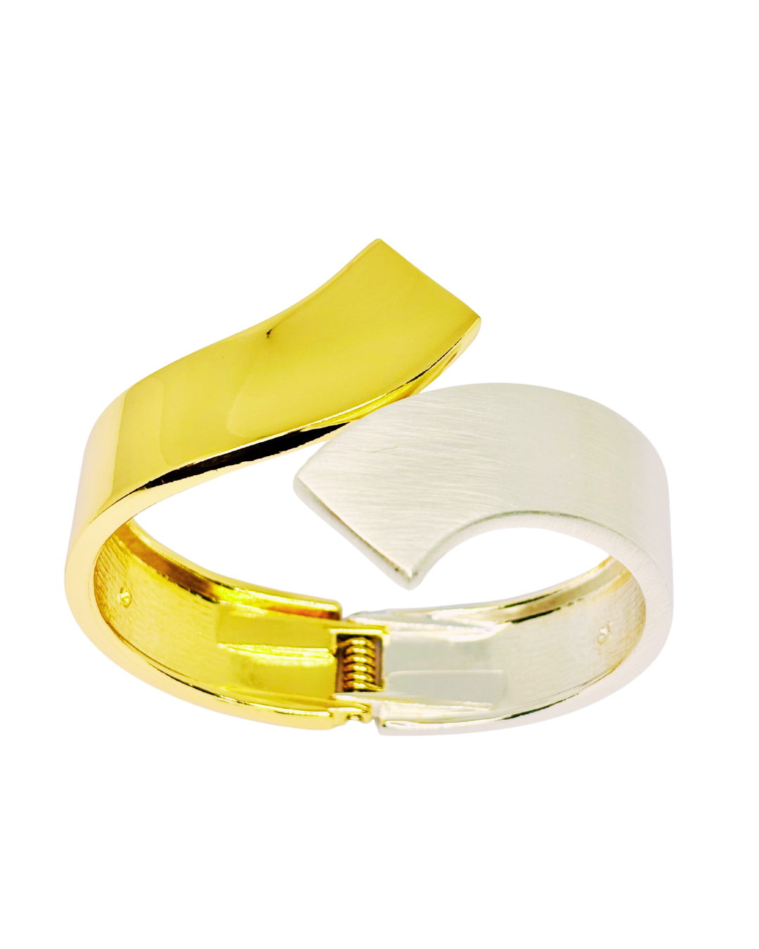 Golden Wave Cuff Korean Bracelet
