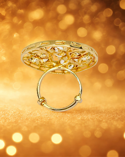 Kundan Filigree Ring