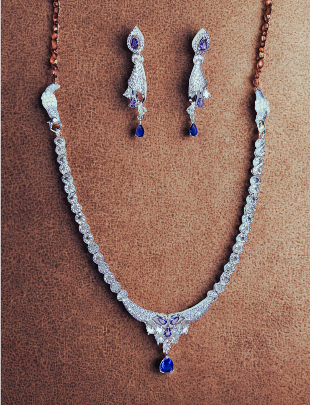 Royal Sapphire Bloom AD Set