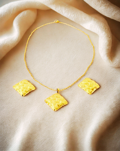 Golden Weave Elegance Korean Set