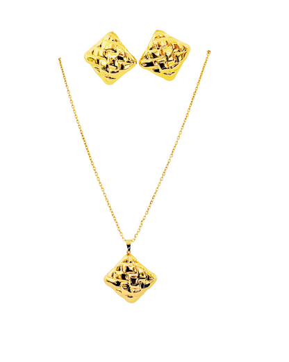 Golden Weave Elegance Korean Set