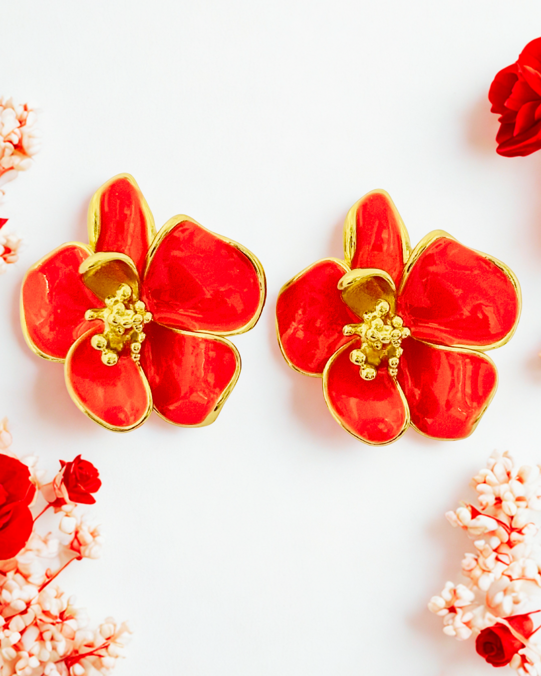 Floral Stud Earrings