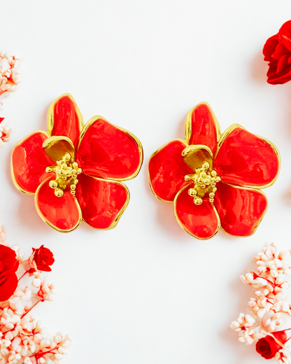 Floral Stud Earrings
