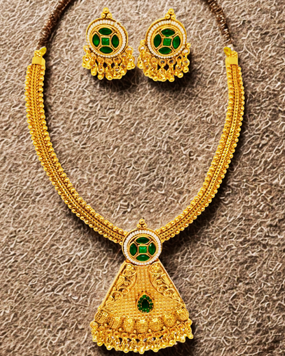 Temple Style Necklace Set