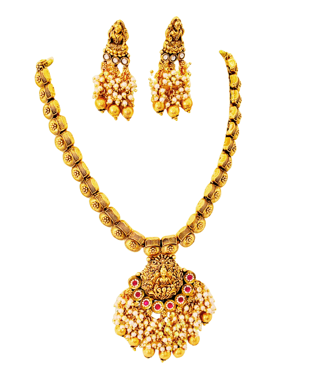 Lakshmi Temple Necklace Set