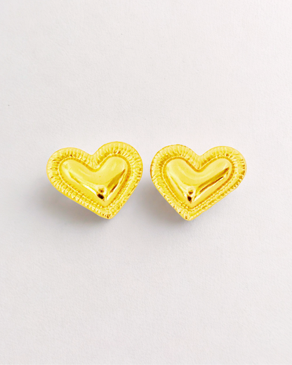 Heart Stud Earrings