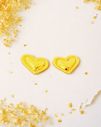 Heart Stud Earrings