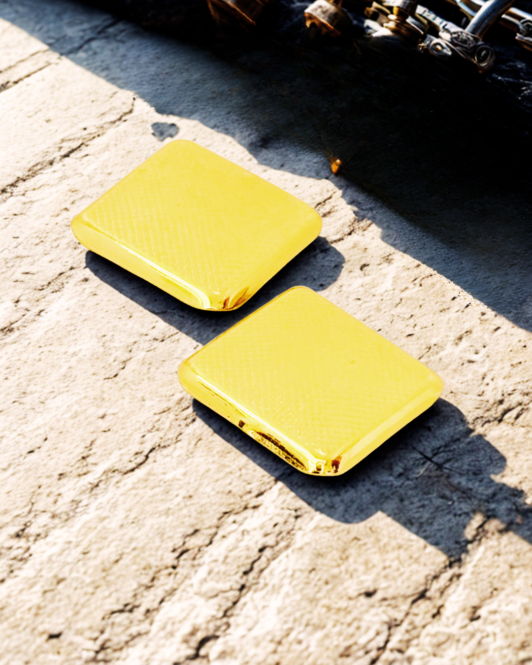 Geometric Square Stud Earrings