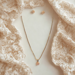 Blossom Bow Pendant Set