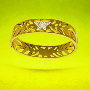 Butterfly Cutwork Gold Korean Bracelet