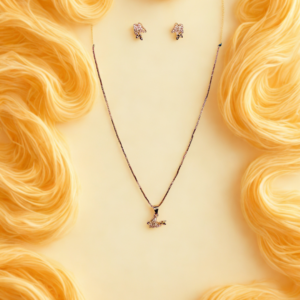 Butterfly-Shaped Pendant Set