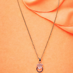Crown Charm Pendant Necklace