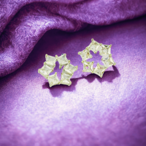 Crystal Crown Wreath Studs