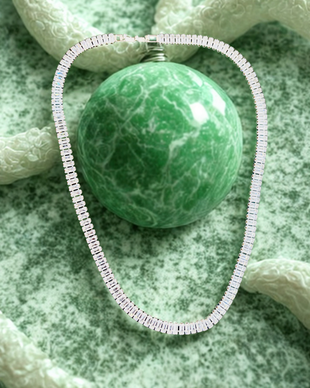 Crystal Luxe Korean Choker Hover