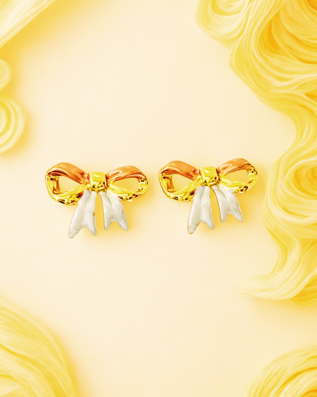 Bow Knot Stud Earrings - Image 3