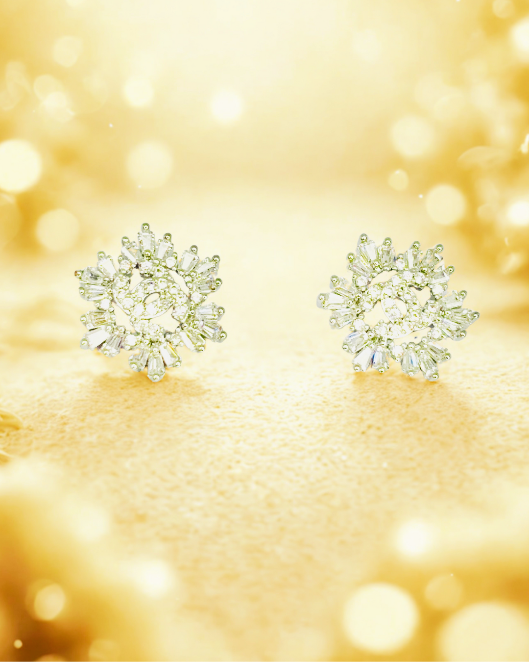 Celestial Halo Stud Earrings - Image 6