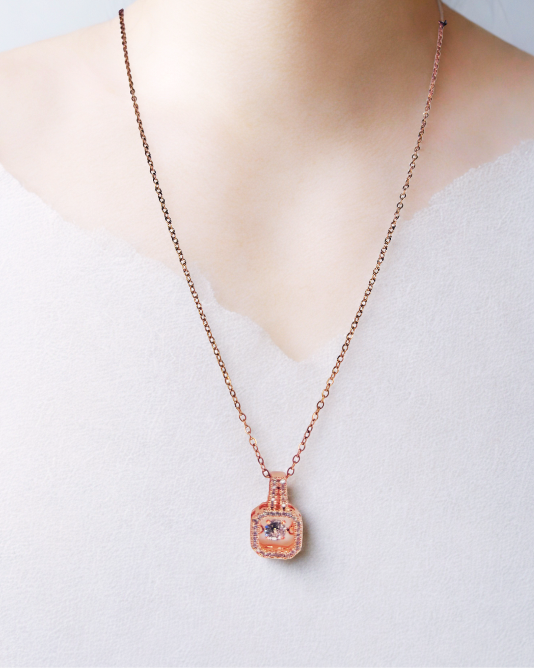 Crystal Luxe Pendant Necklace - Image 2