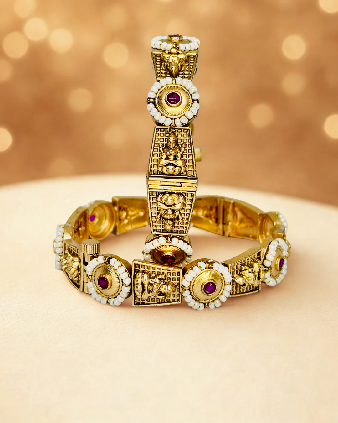 Divya Devi Temple Kada Bangles Hover