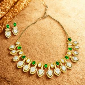 Emerald Royale Kundan Set