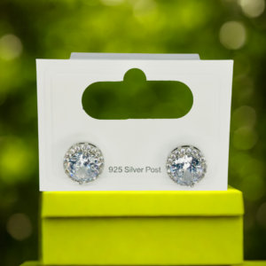 Eternal Glow Studs Earrings | Elegant Halo Studs – ValenBee's
