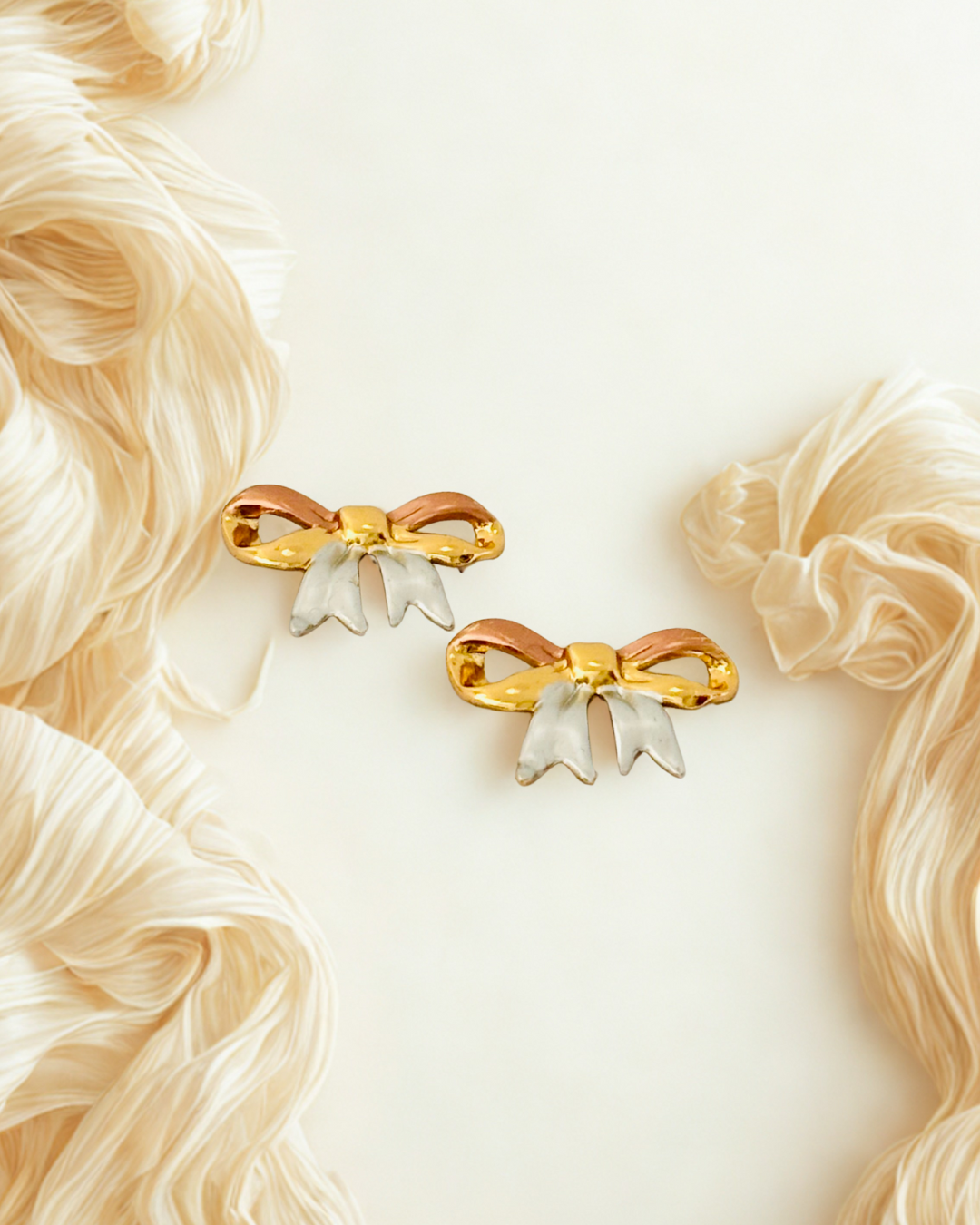 Bow Knot Stud Earrings - Image 5