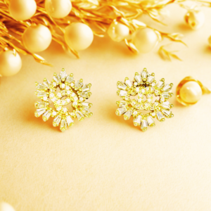 Celestial Halo Stud Earrings